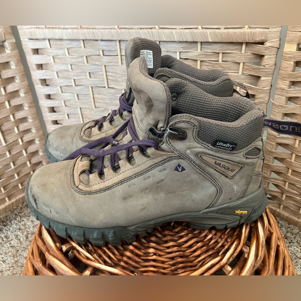 Vasque Women’s Hiking Boots with Purple Laces